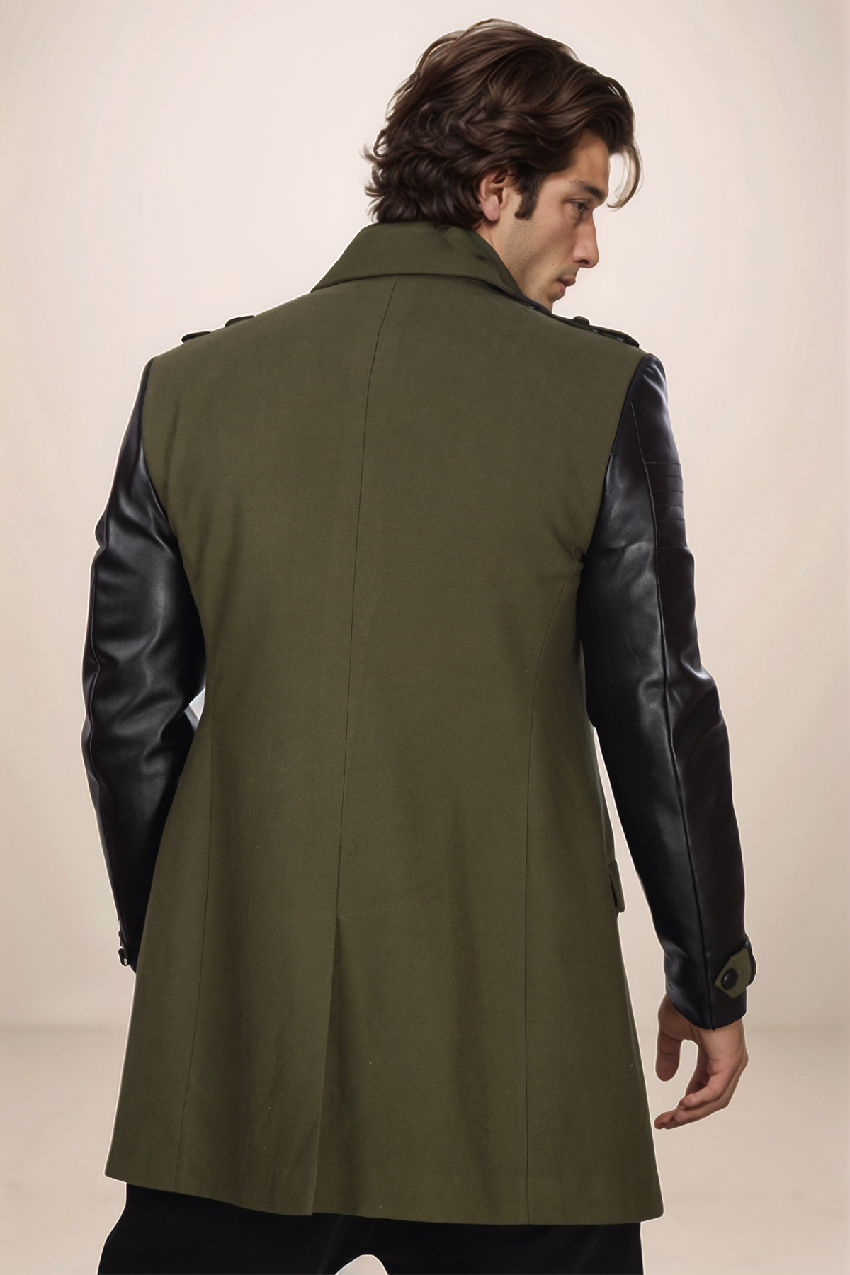 Olive Green Trench Coat