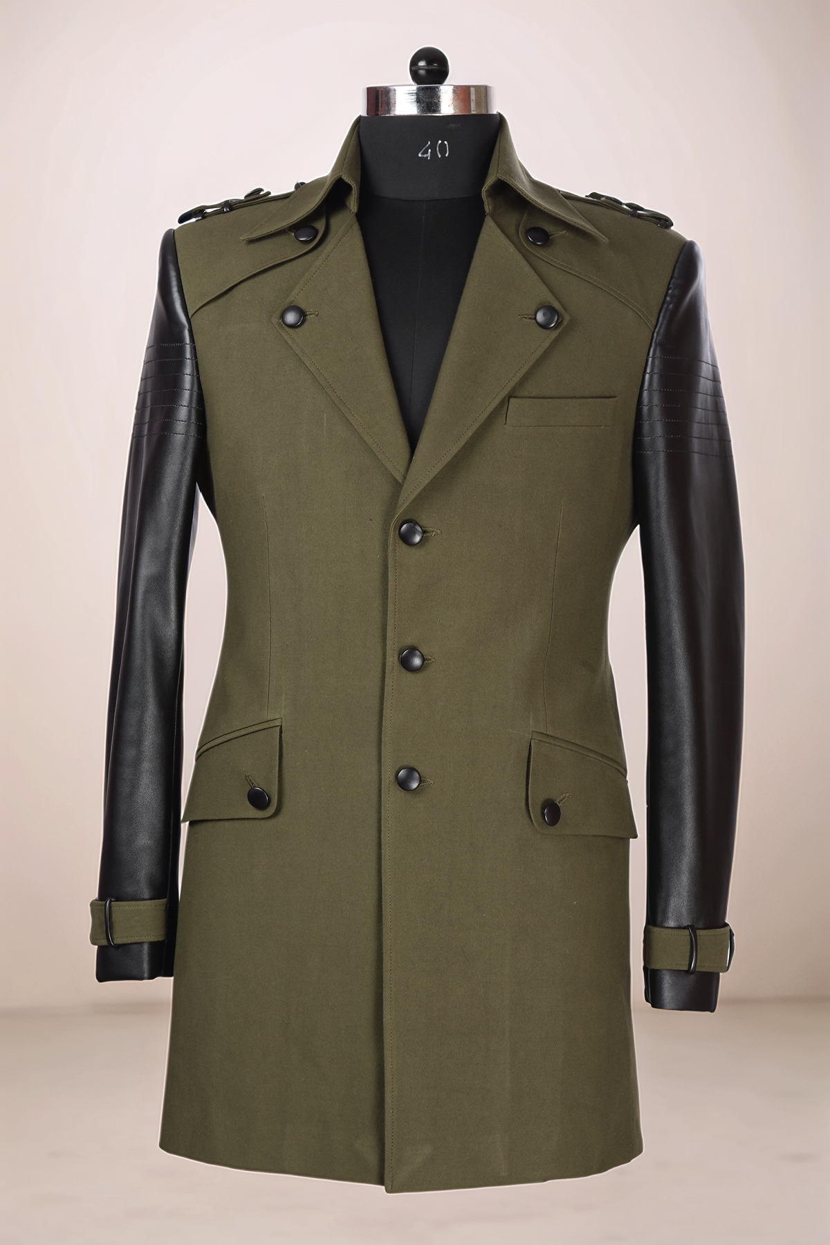 Olive Green Trench Coat