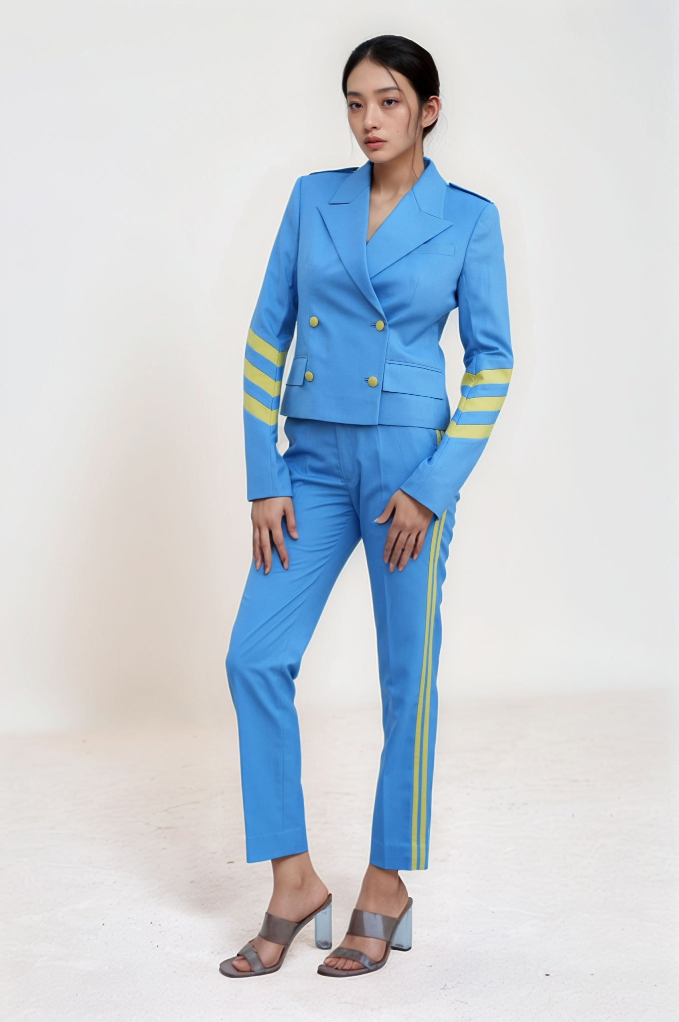 Sky Blue Short Blazer