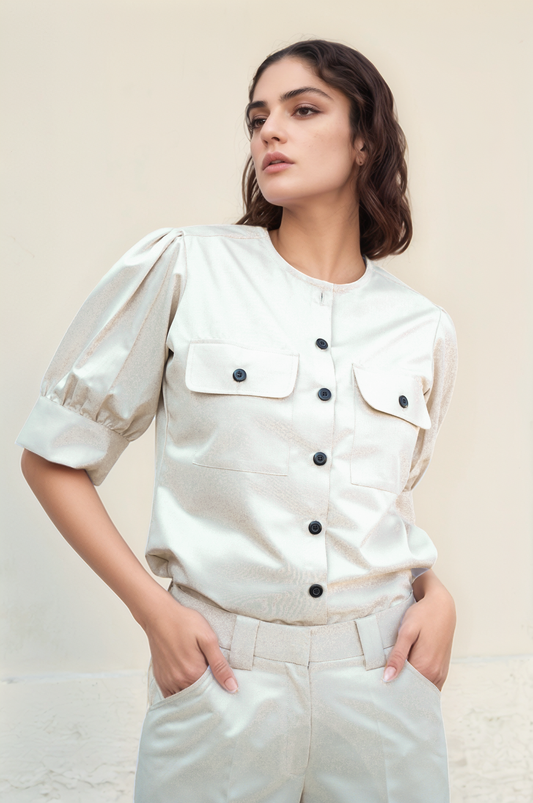 Beige Safari Co-ord Suit