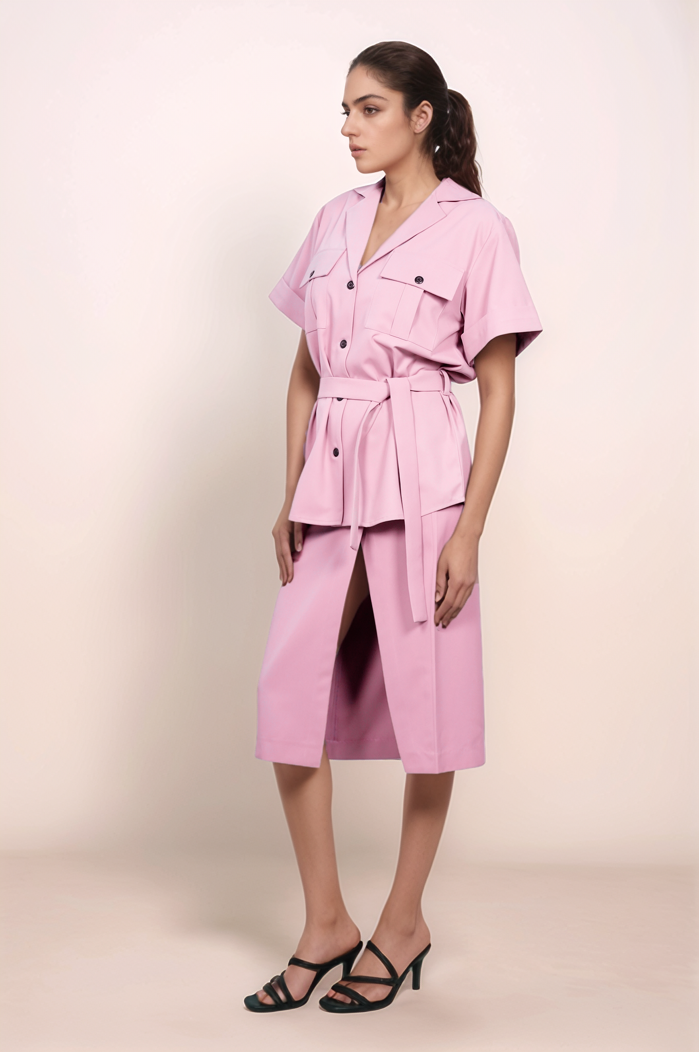 Baby Pink Flap Jacket