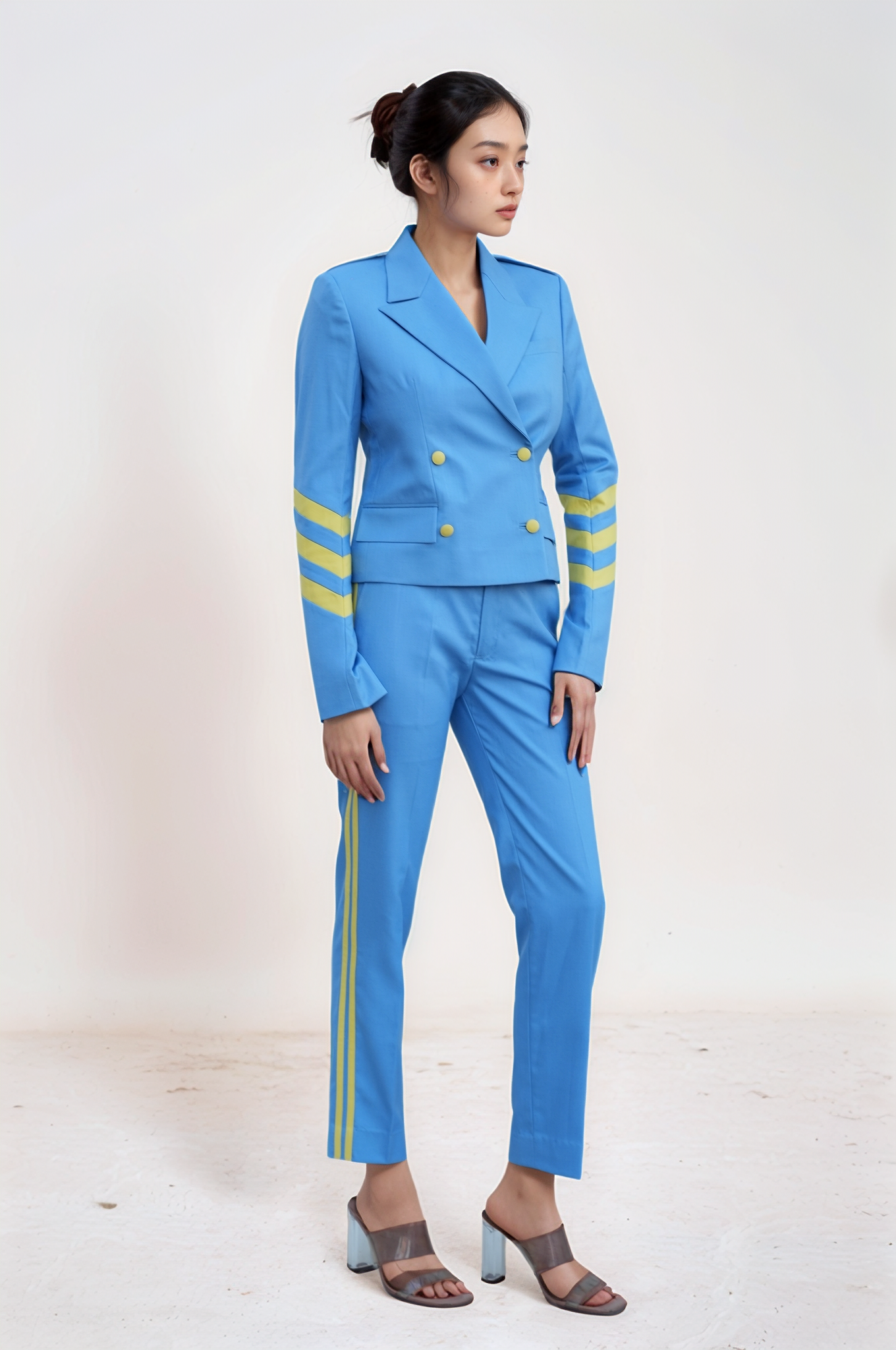 Sky Blue Short Blazer
