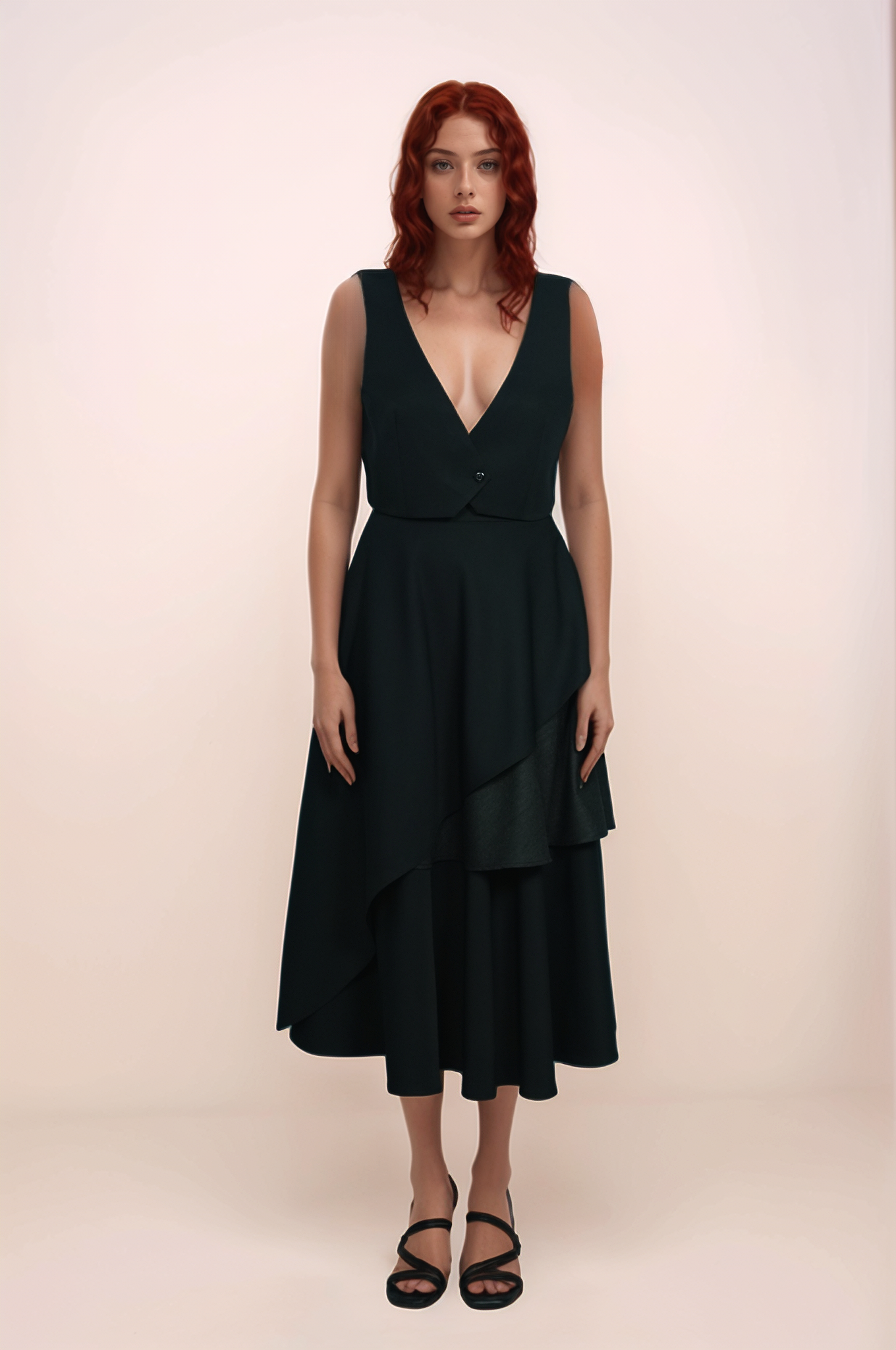 Black Layered Skirt