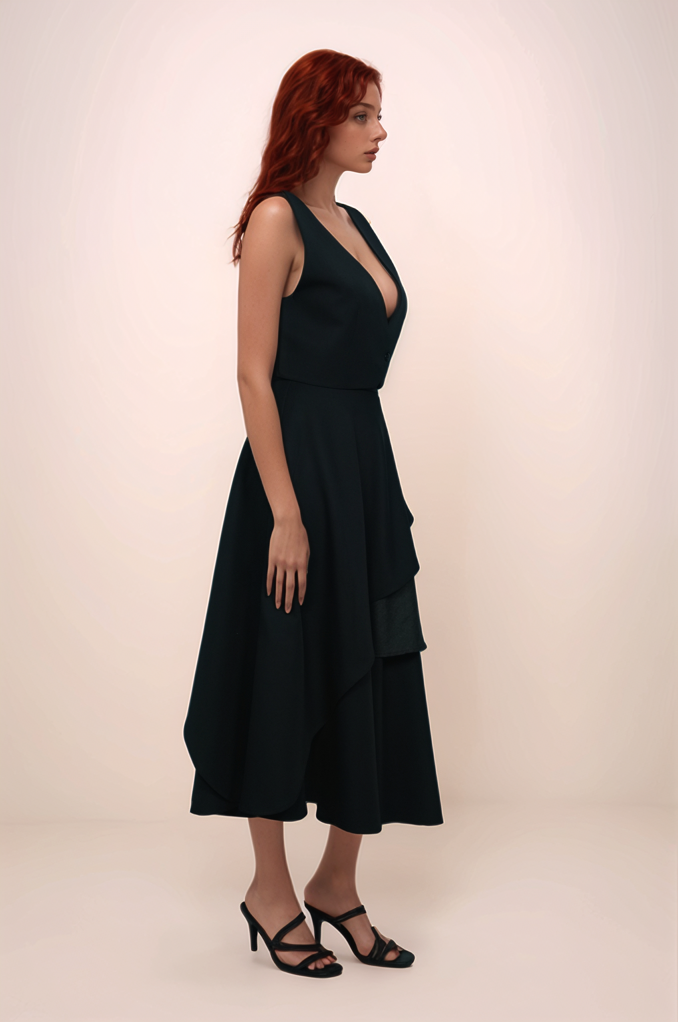 Black Layered Skirt