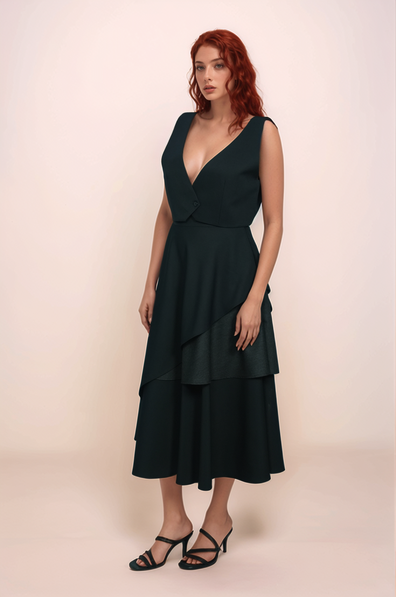 Black Layered Skirt