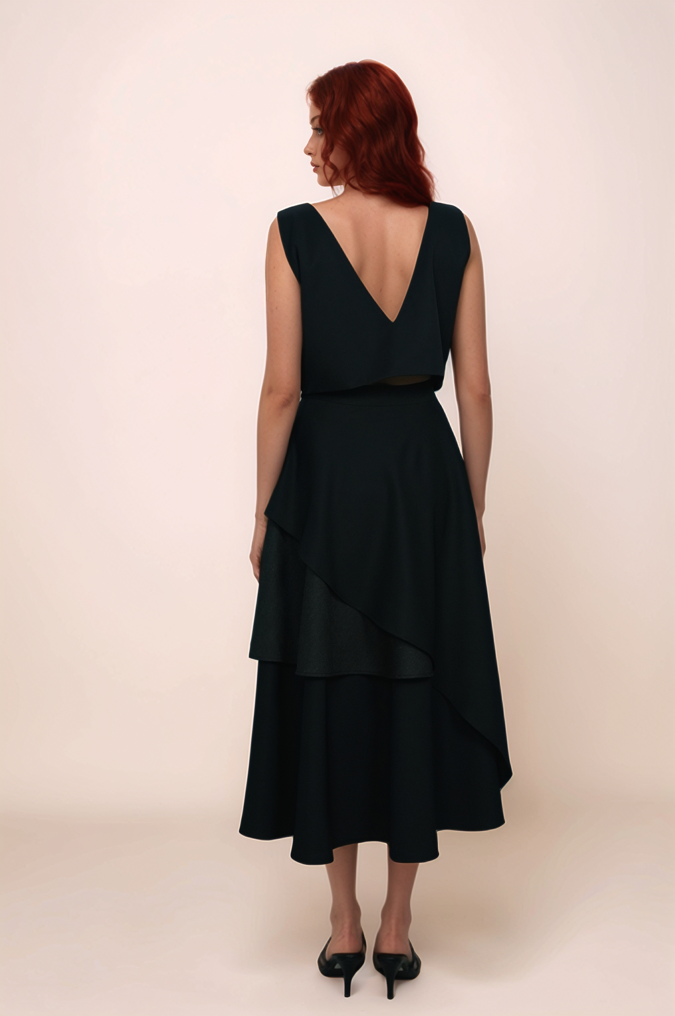 Black Layered Skirt