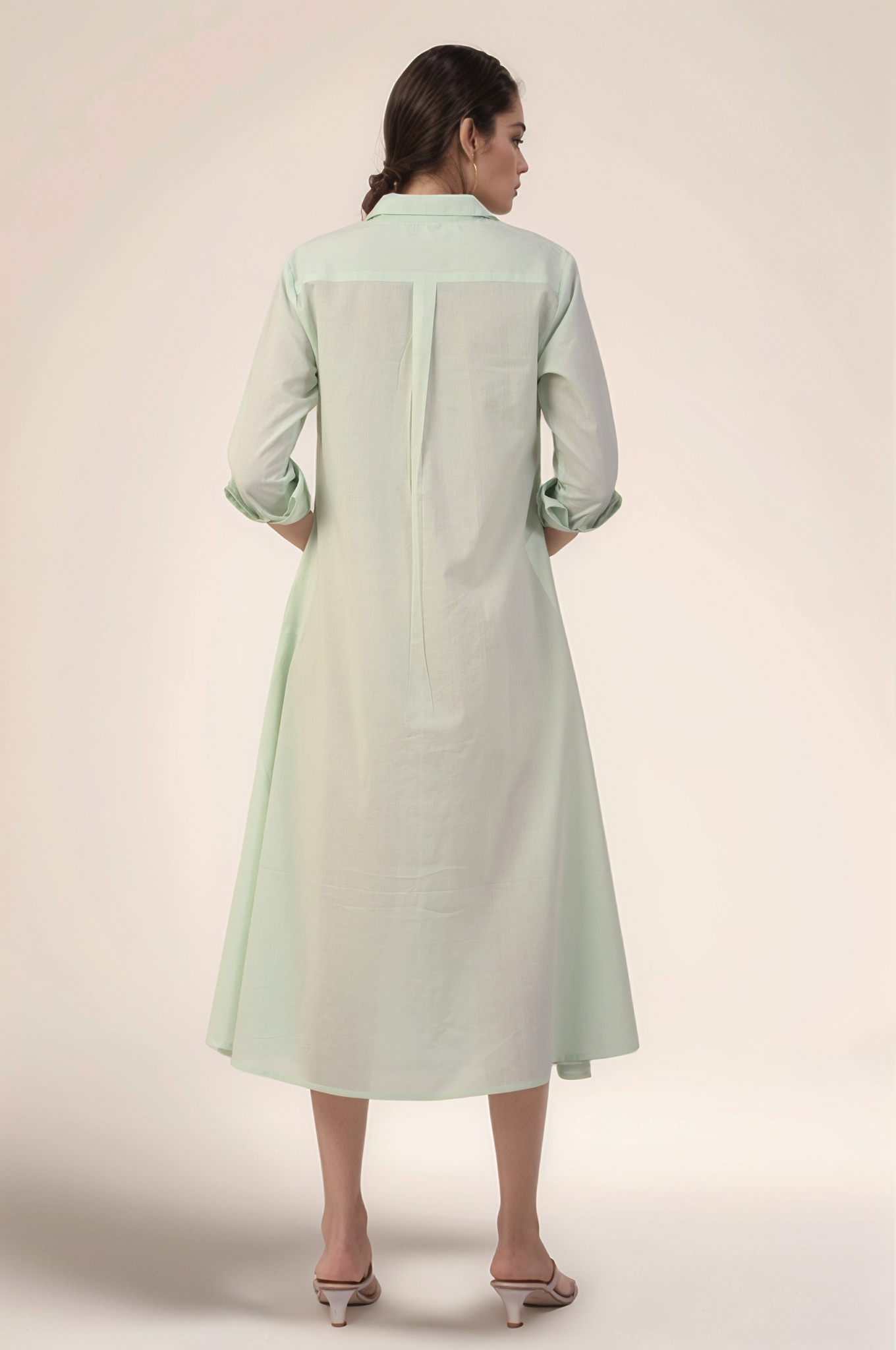 Mint Green Cotton Dress