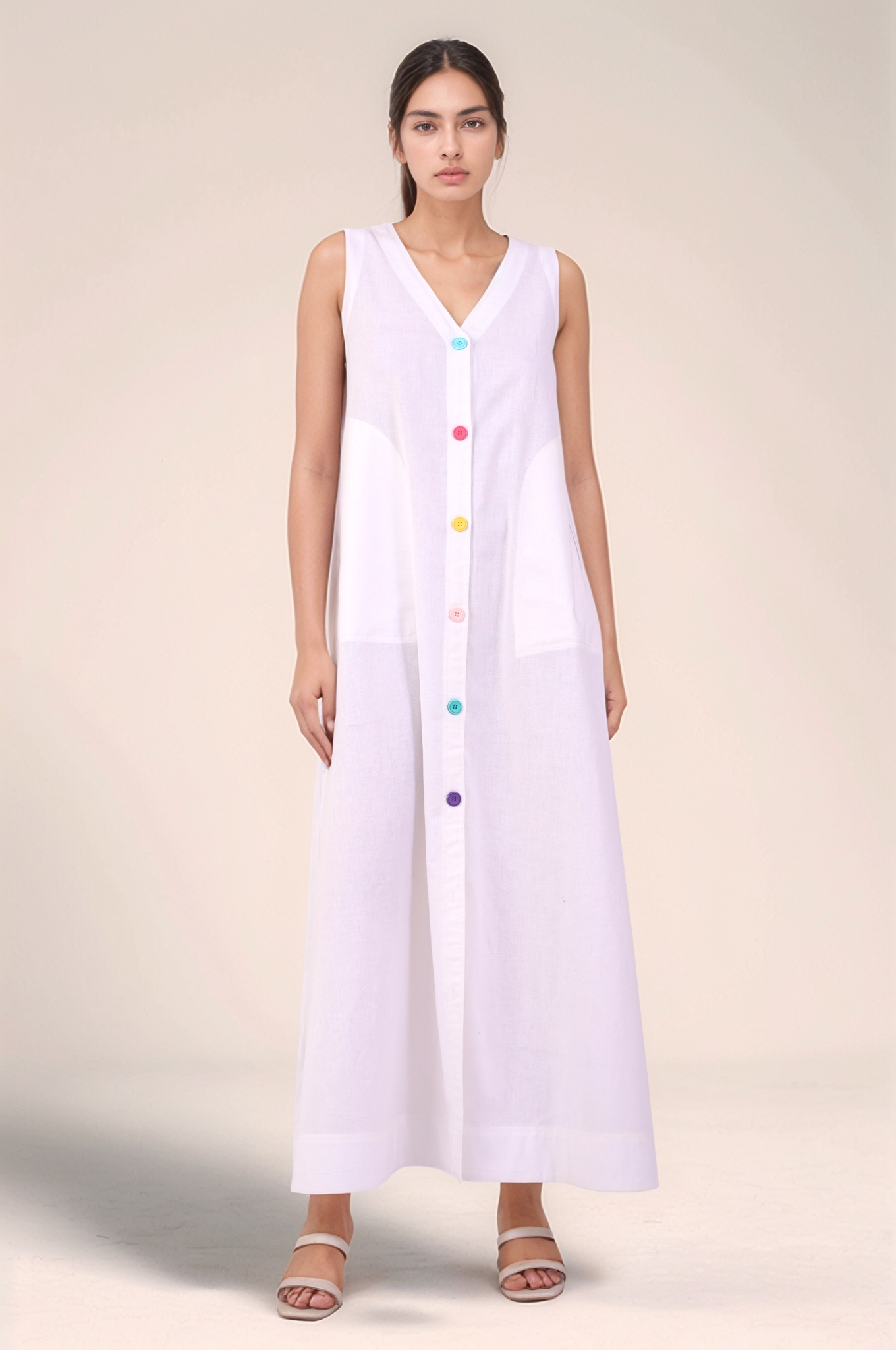 White Cotton Dress