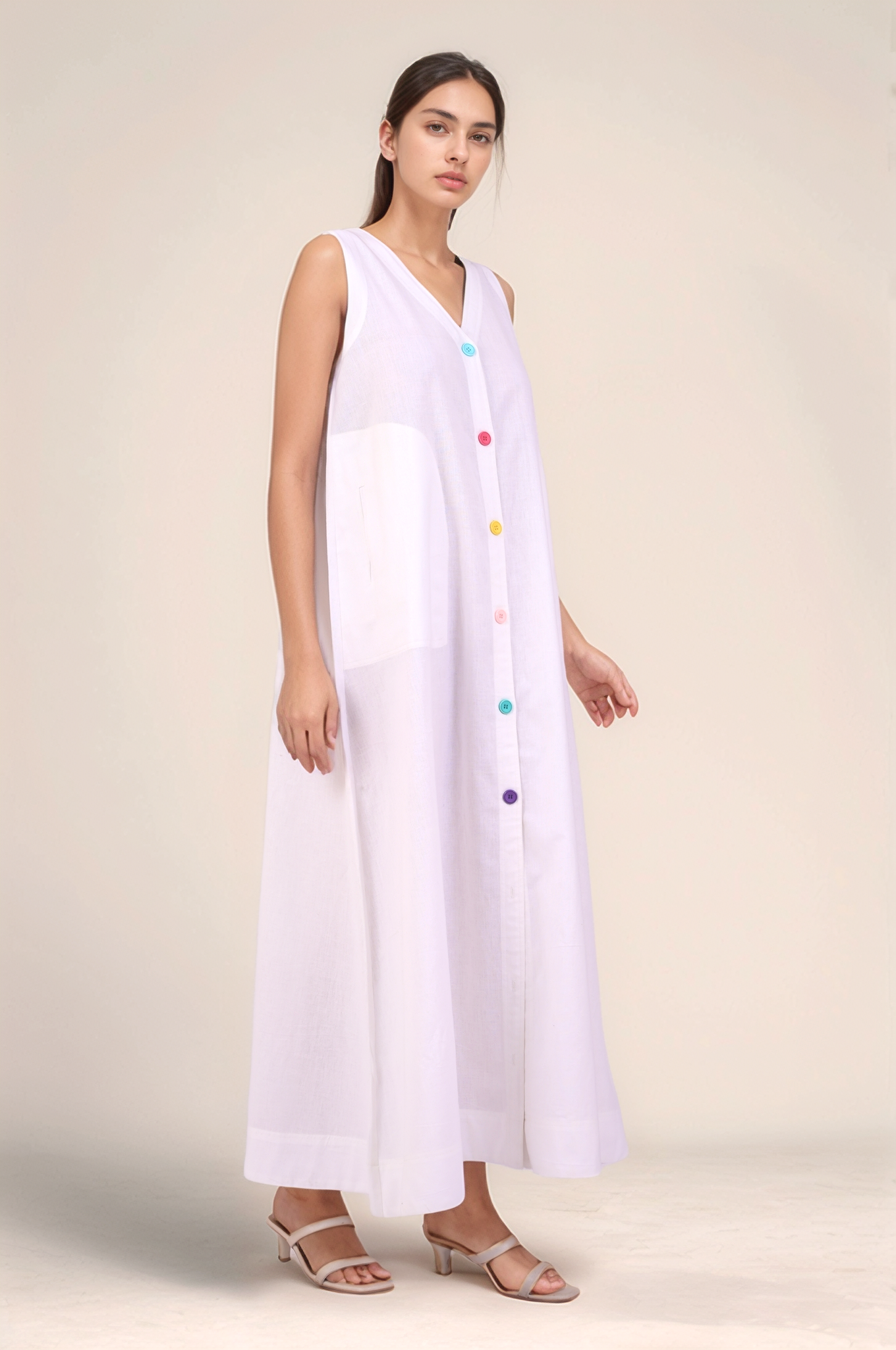 White Cotton Dress