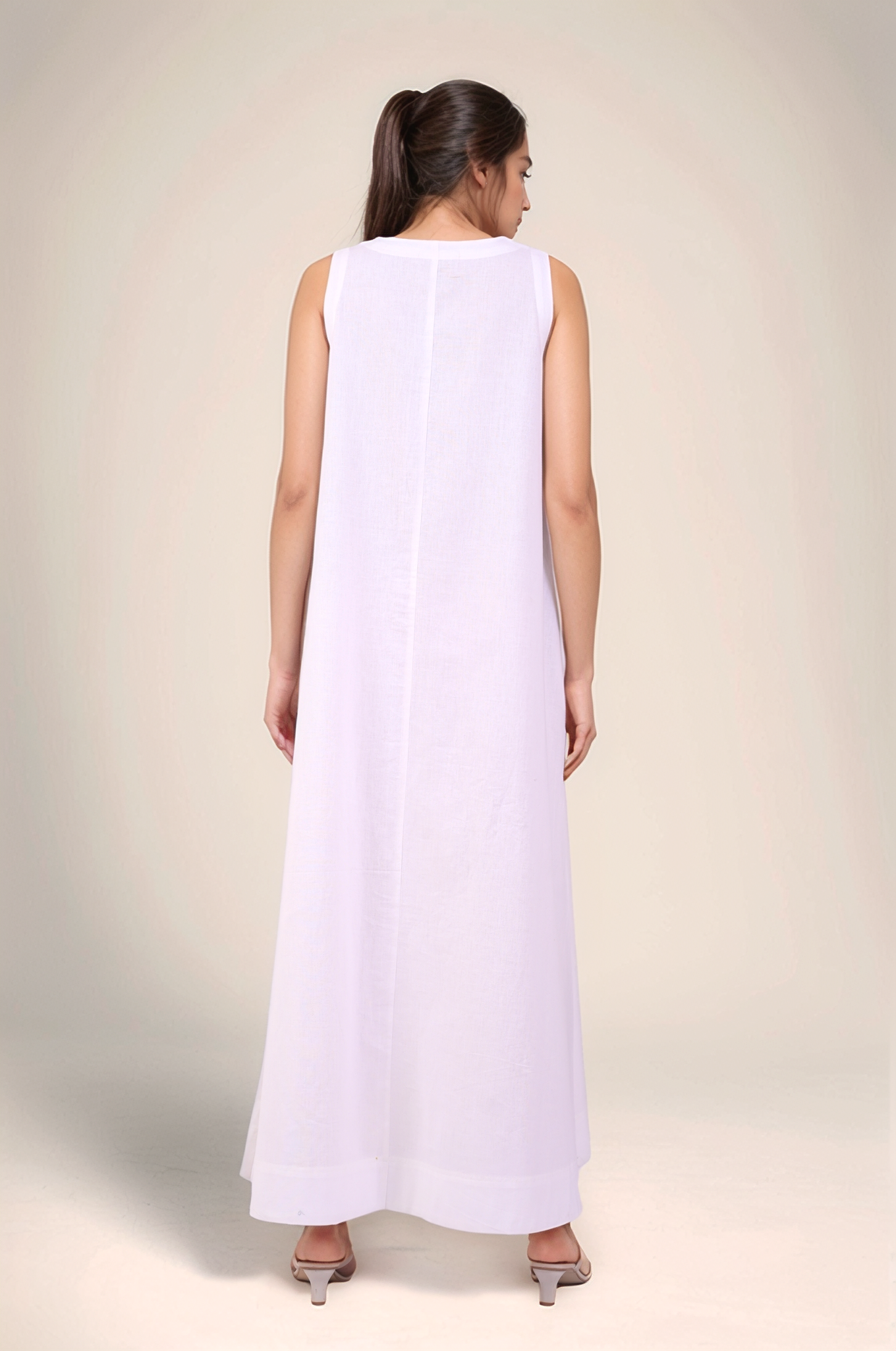 White Cotton Dress