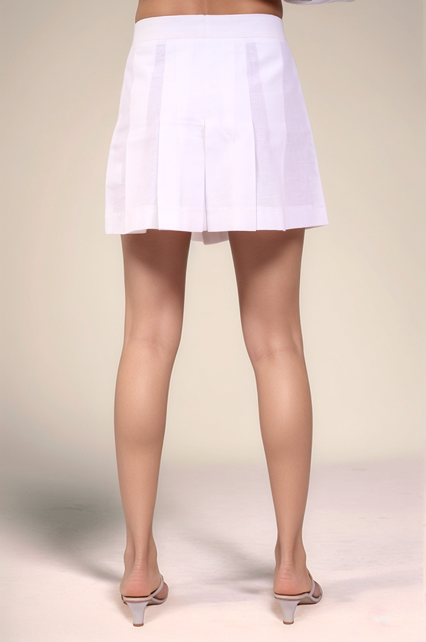 White Loose Fit Cotton Co-ord Suit