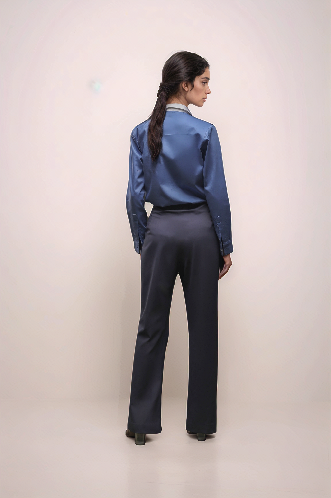 Grey High Waist Pant
