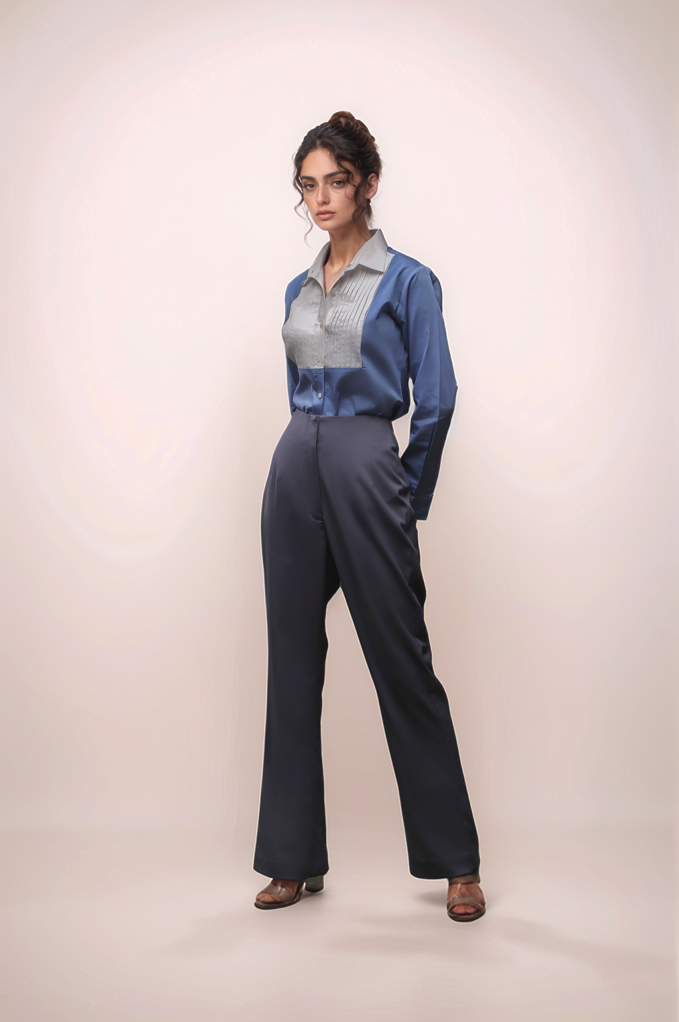Grey High Waist Pant