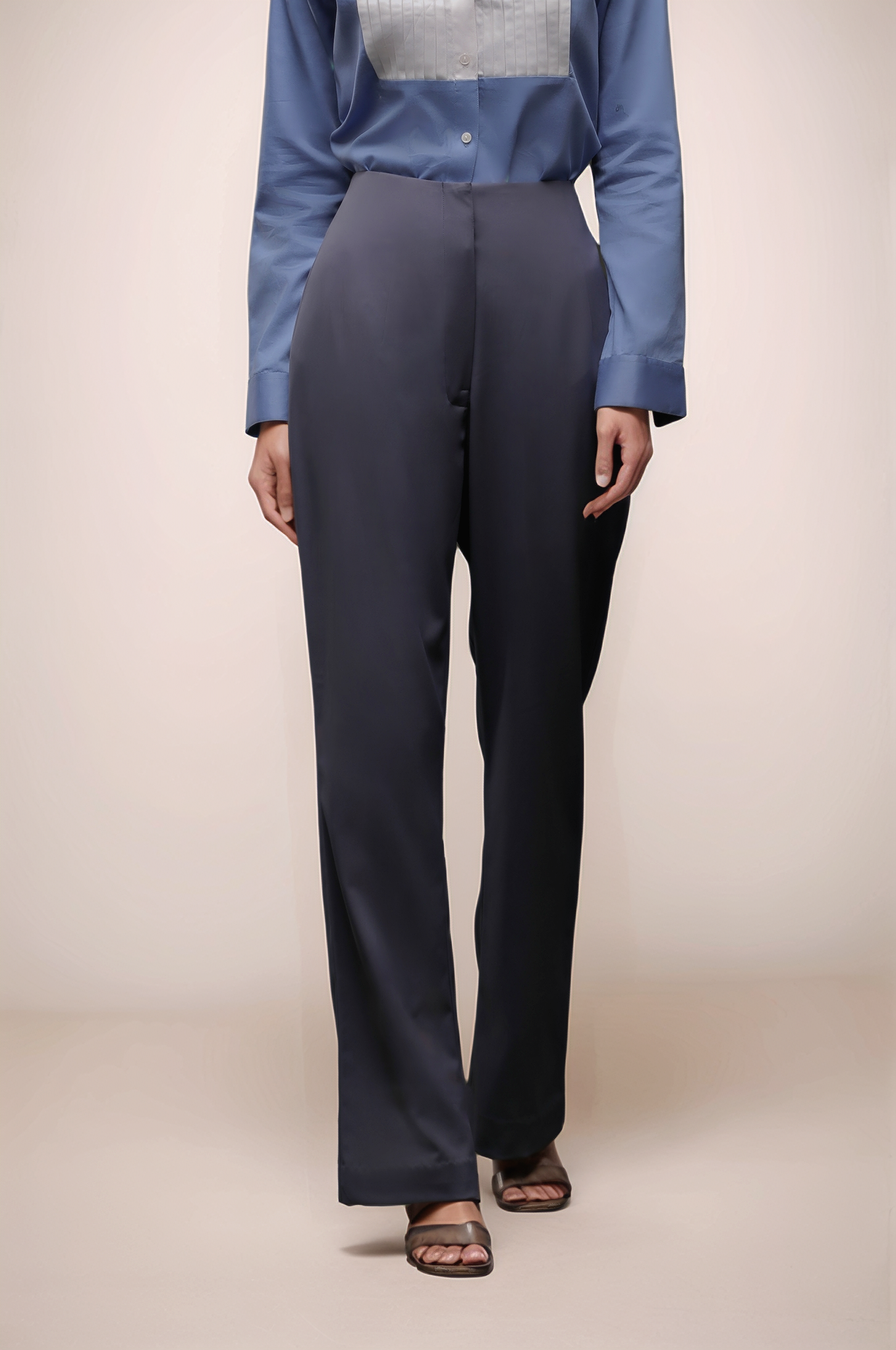 Grey High Waist Pant