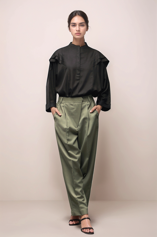 Black Batwing Women Shirt