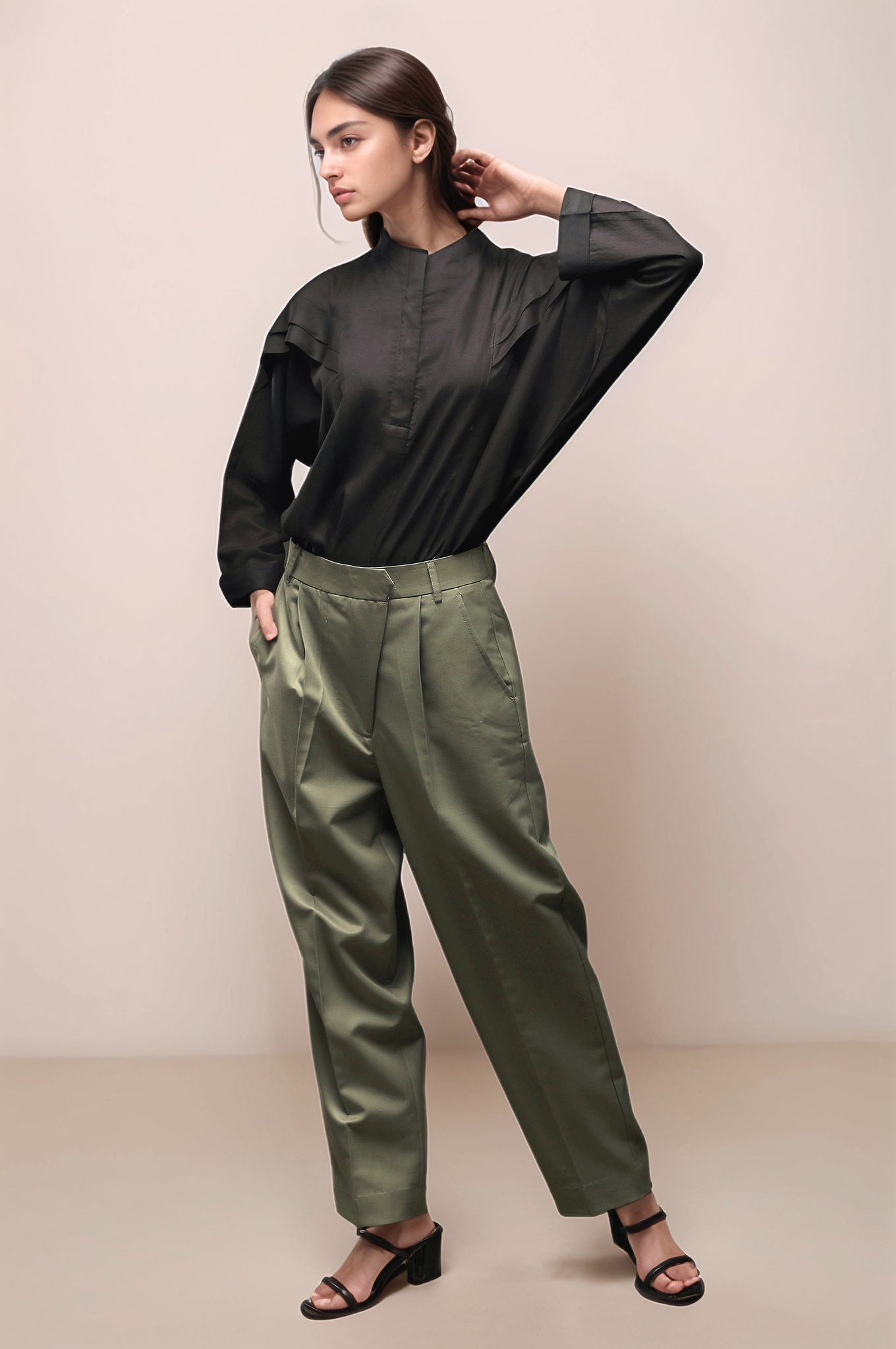 Black Batwing Women Shirt