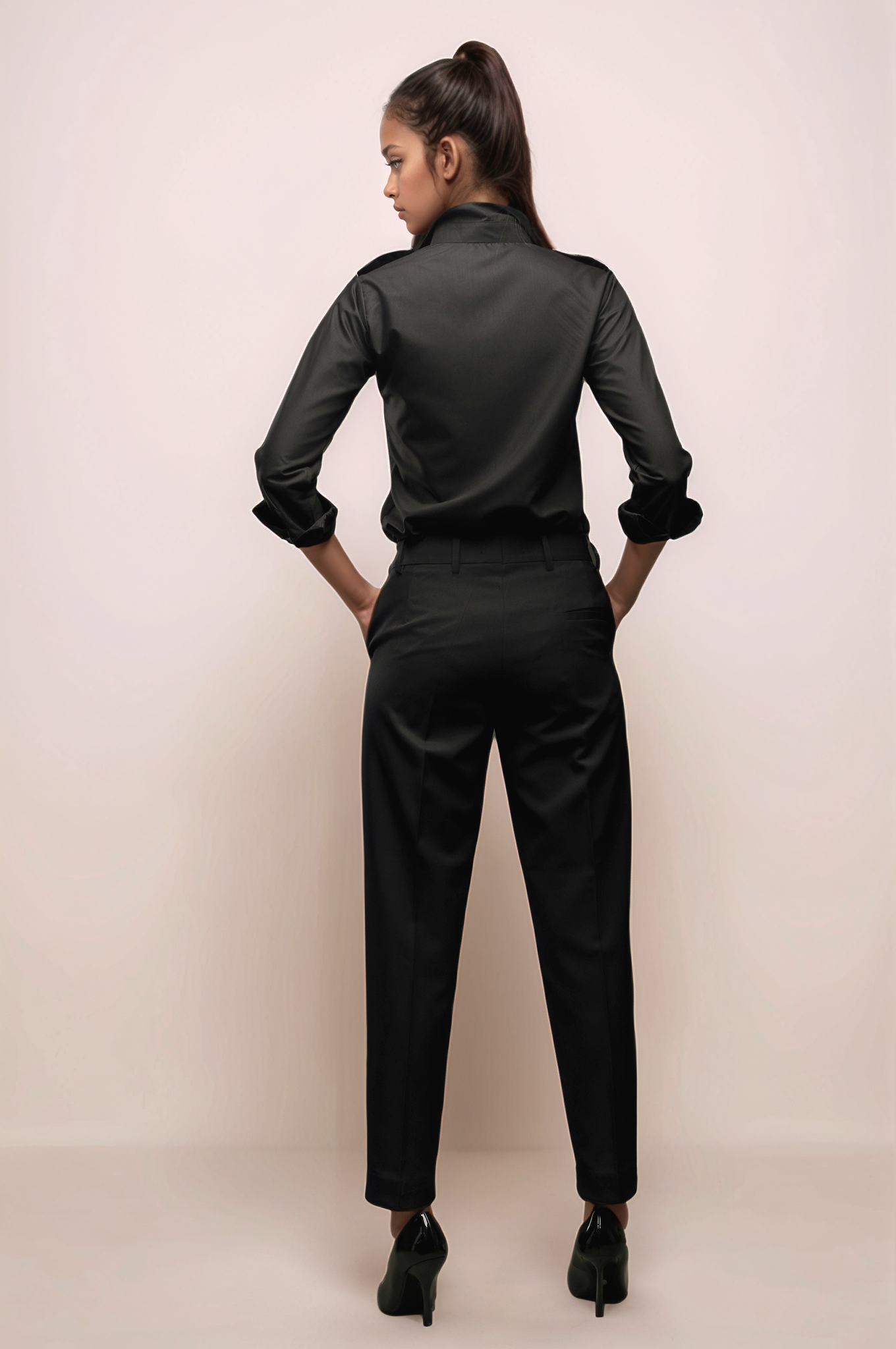 Black Piping Shirt