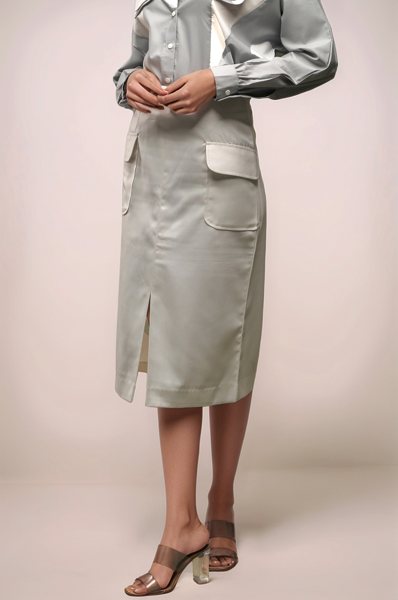 White Pencil Skirt