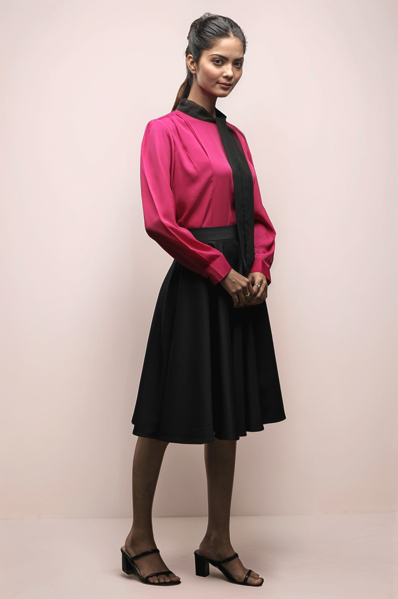 Black Umbrella Skirt