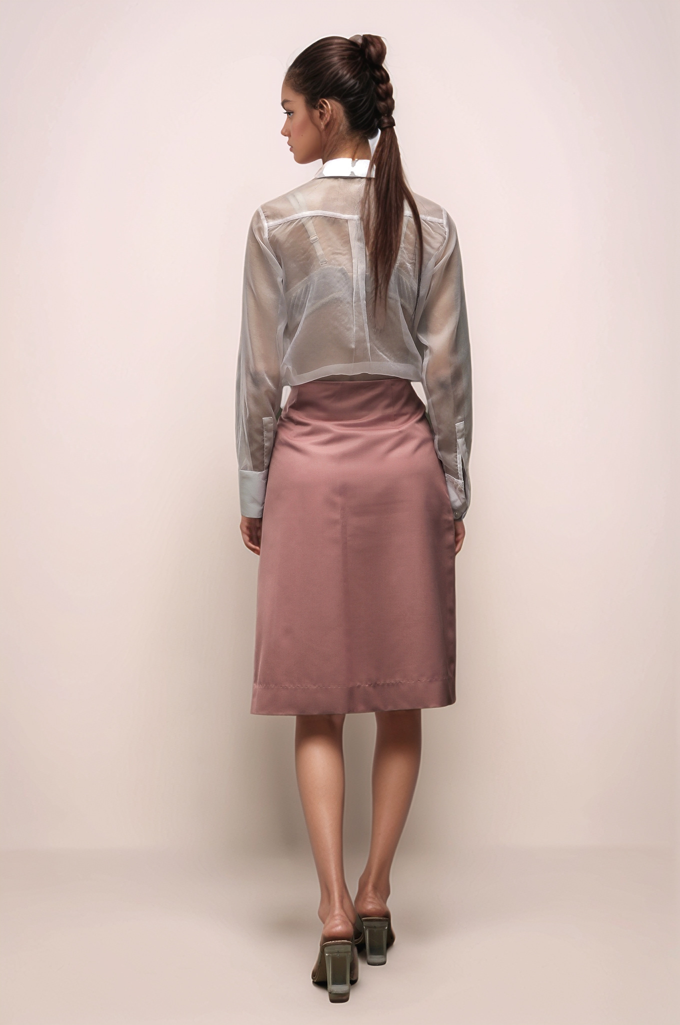 White Organza Shirt