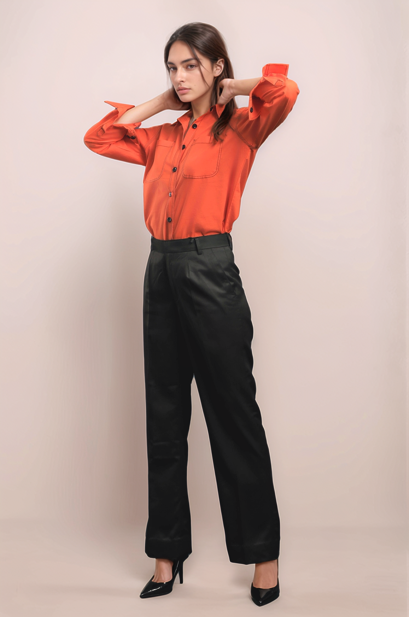 Black Straight Formal Trouser