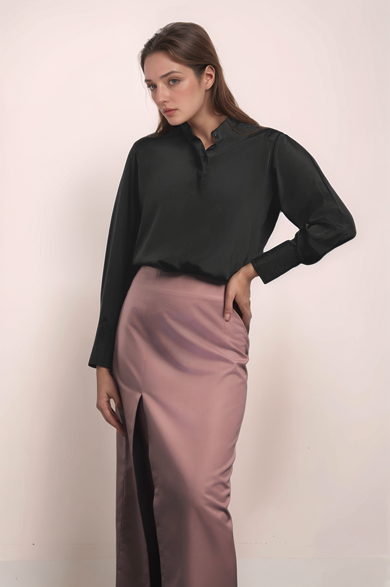 Black Quilted Shirt