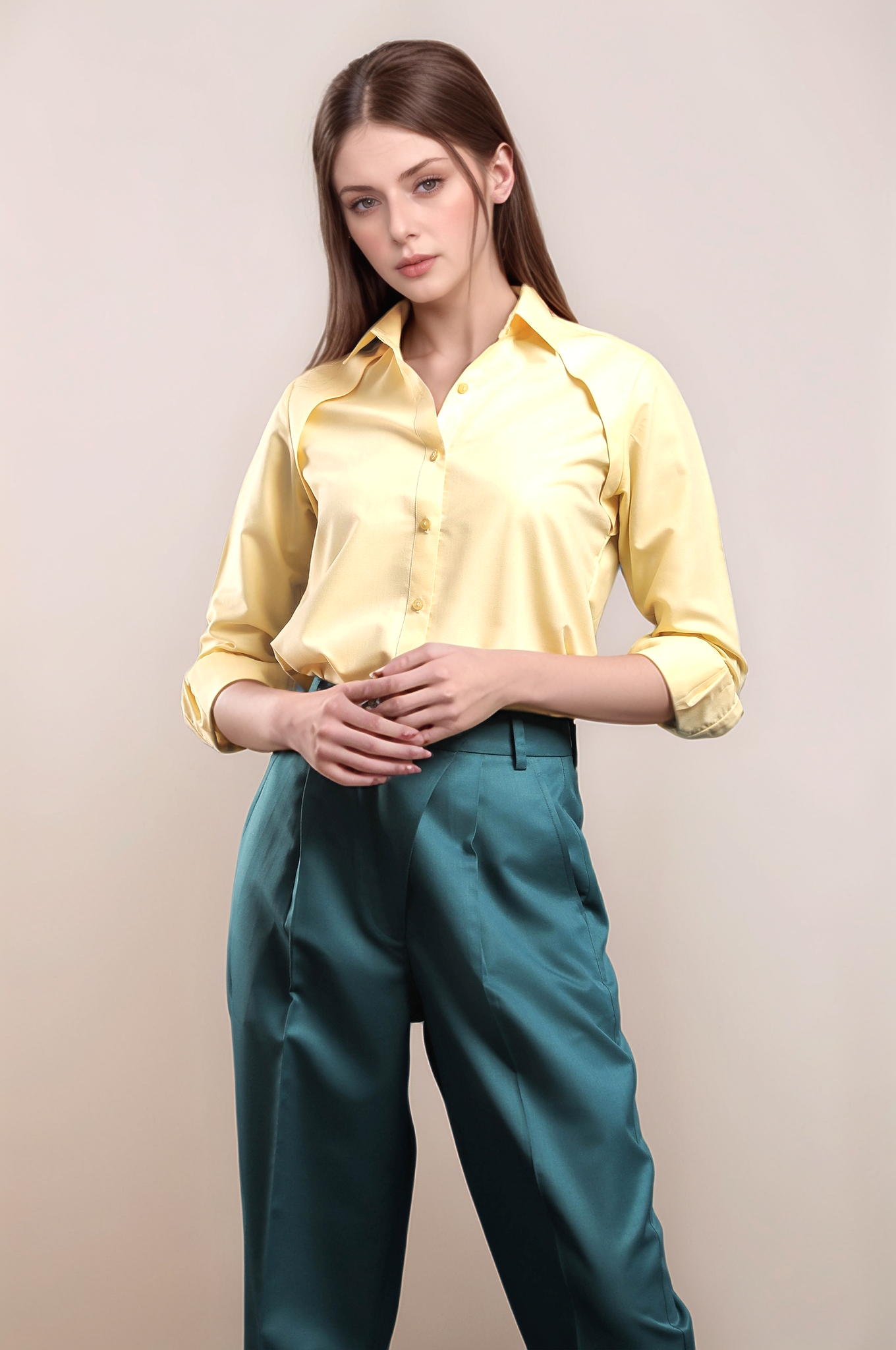 Pale Yellow Shirt