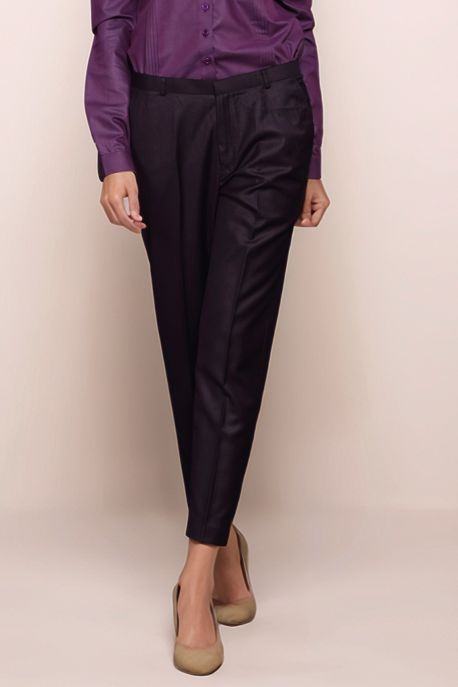 Deep Purple Slim Fit Trouser