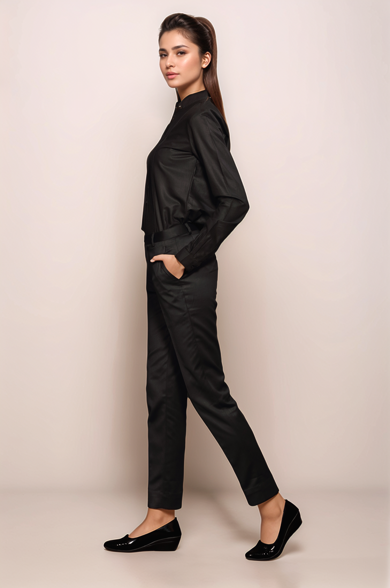Black Slim Fit Trouser