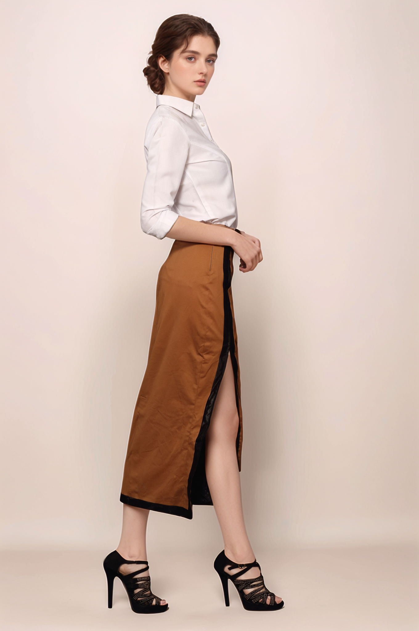 White Princess Cut Women Shirt