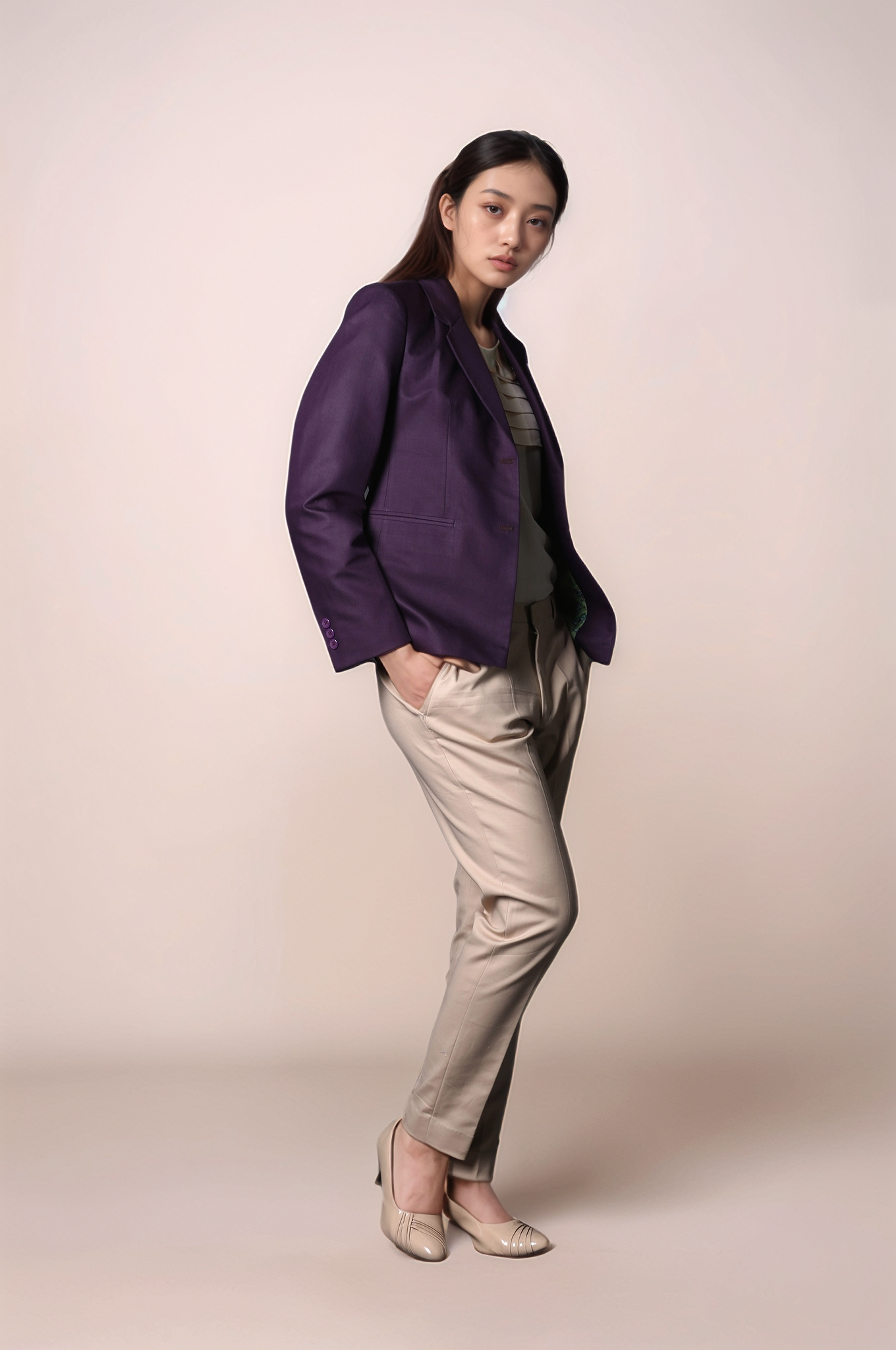 Wine Formal Blazer