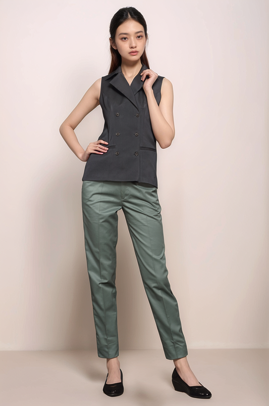 Green Tuxedo Trouser