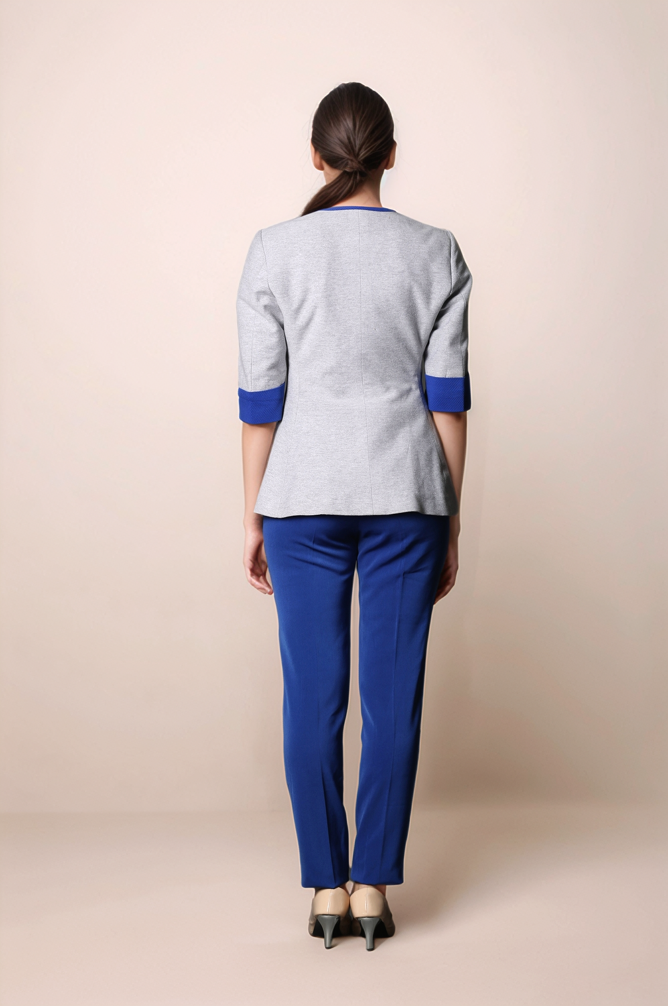 Grey Overlapped Coat