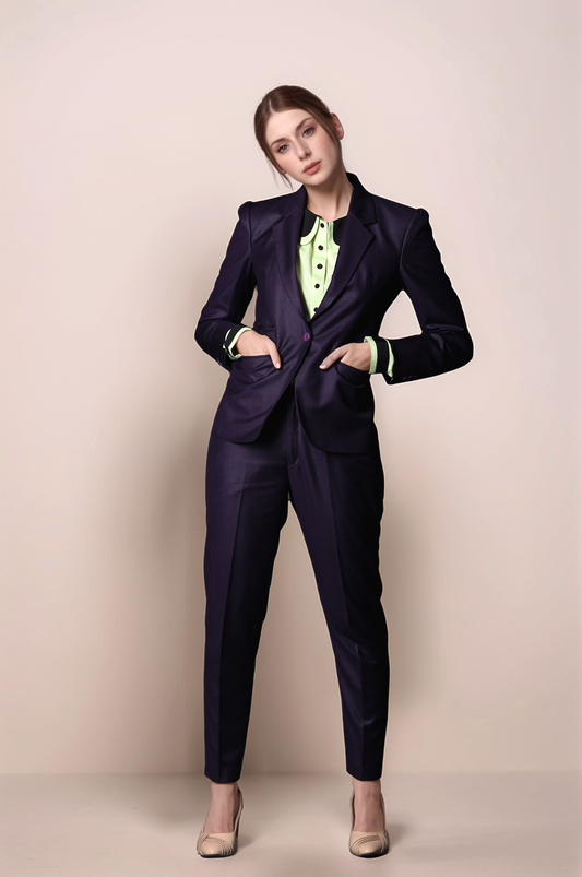 Deep Purple Formal Blazer