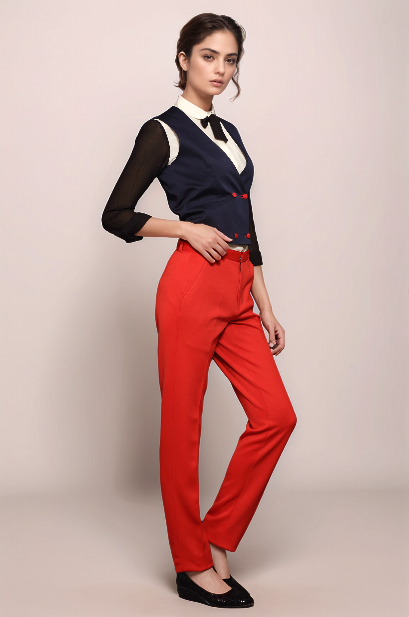 Red Formal Trouser