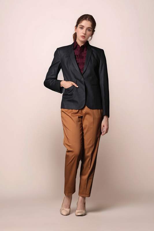 Black Single Breasted Coat