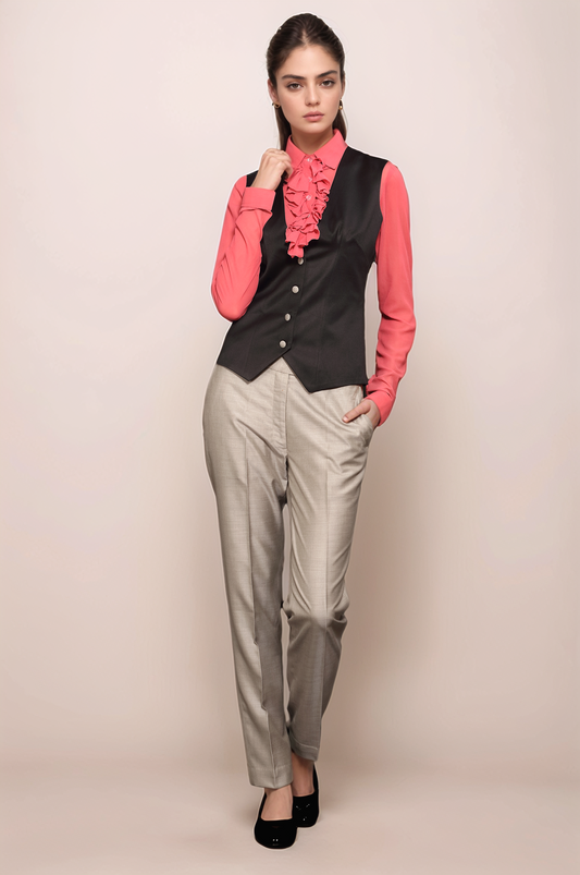 Black Classy Waistcoat