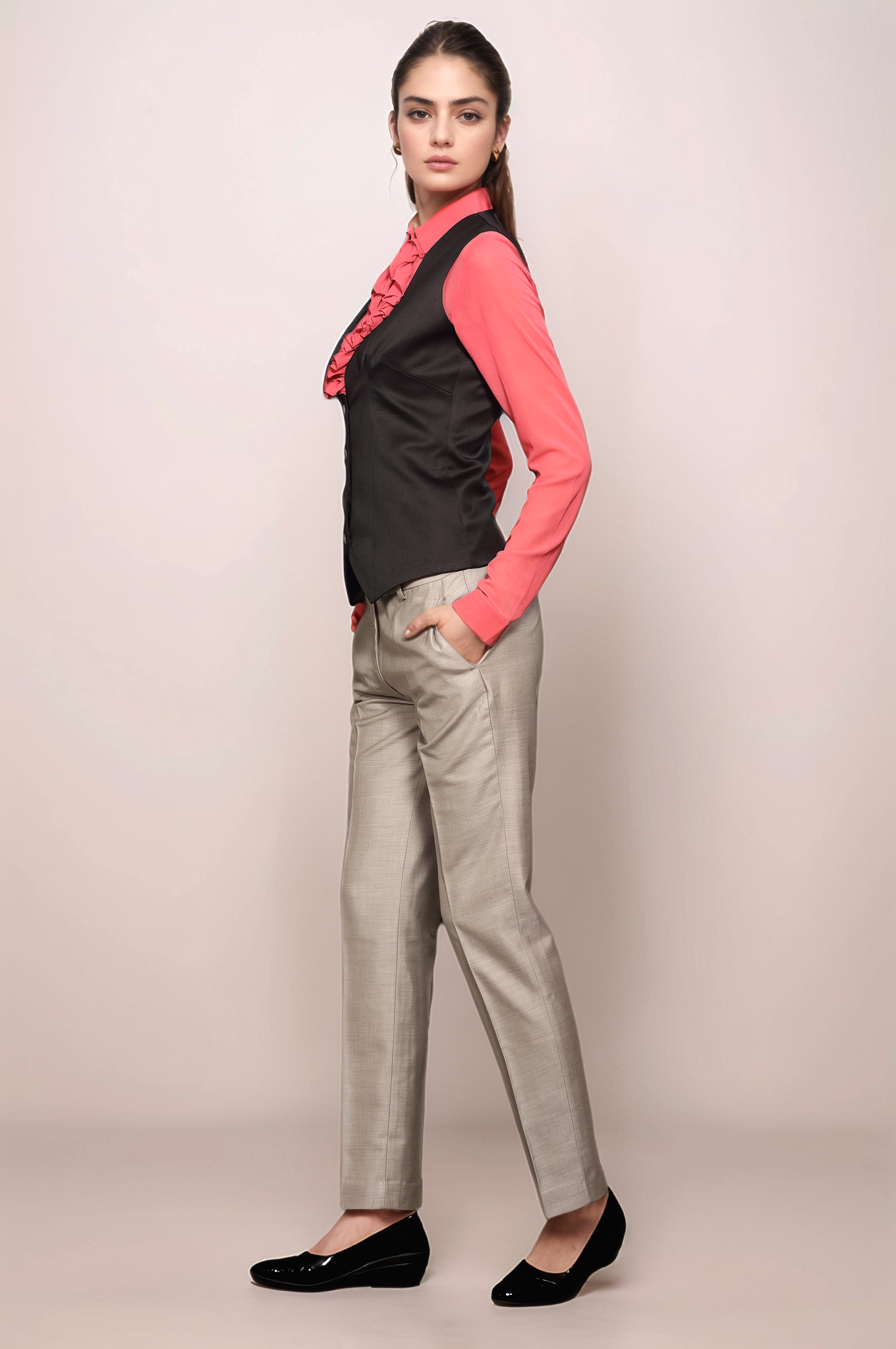 Black Classy Waistcoat