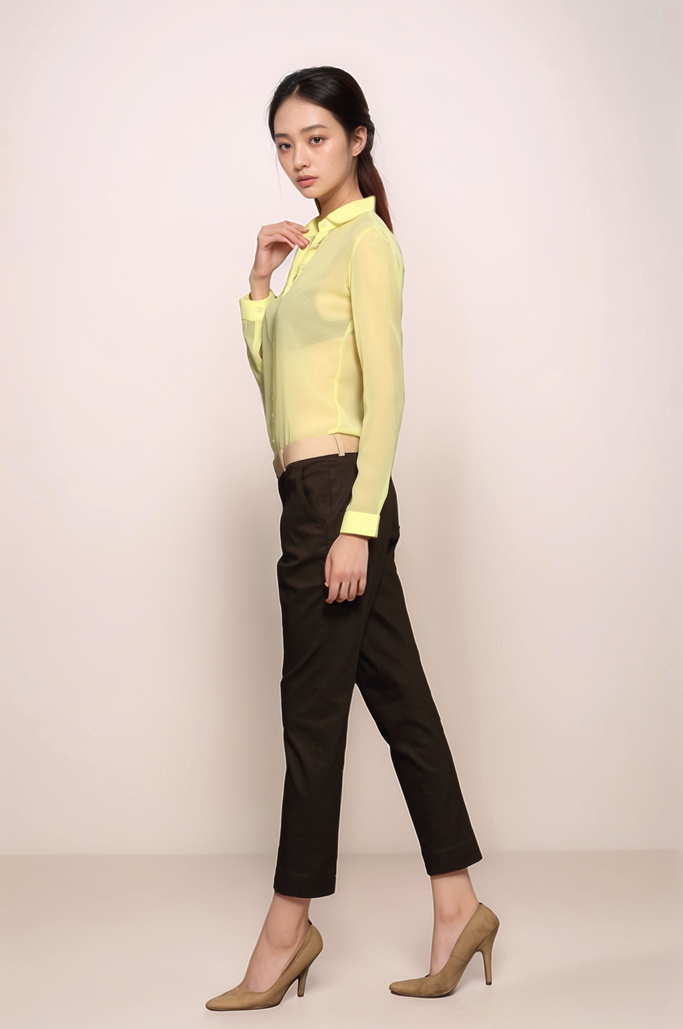 Pale Yellow Shirt