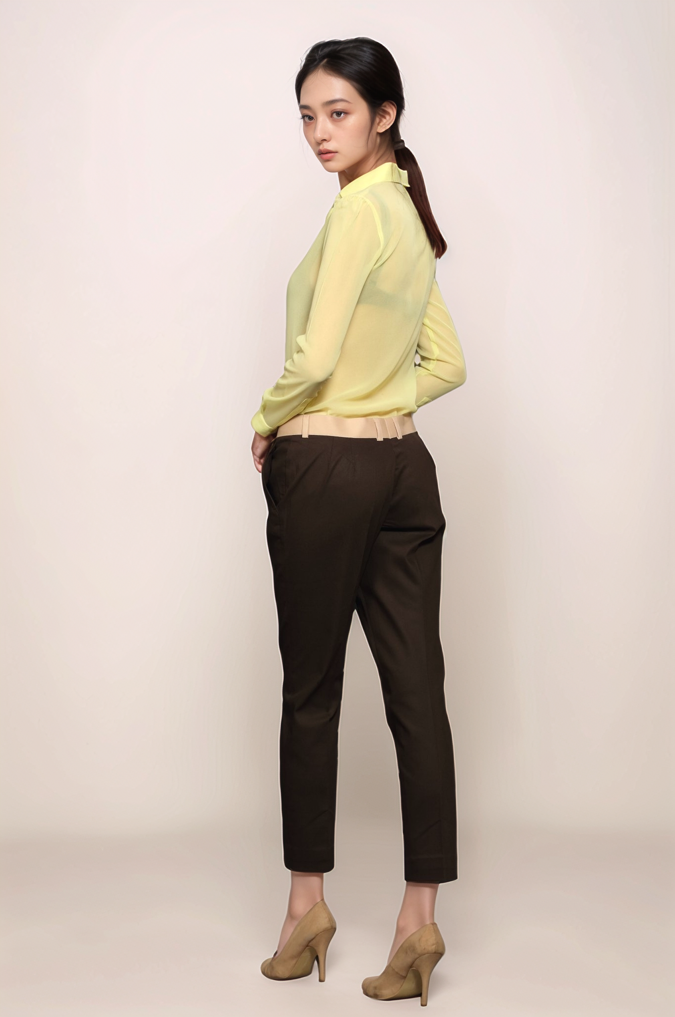Pale Yellow Shirt