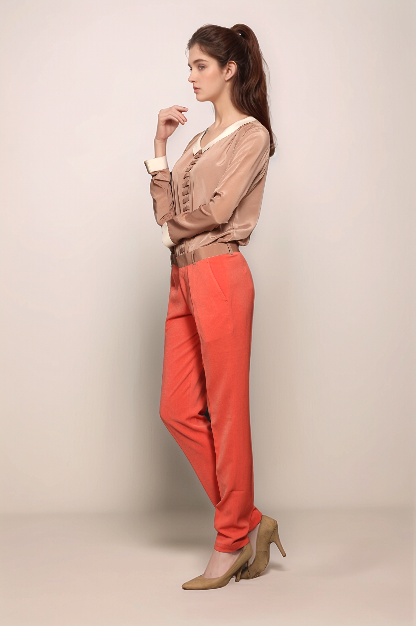 Peach Formal Trouser