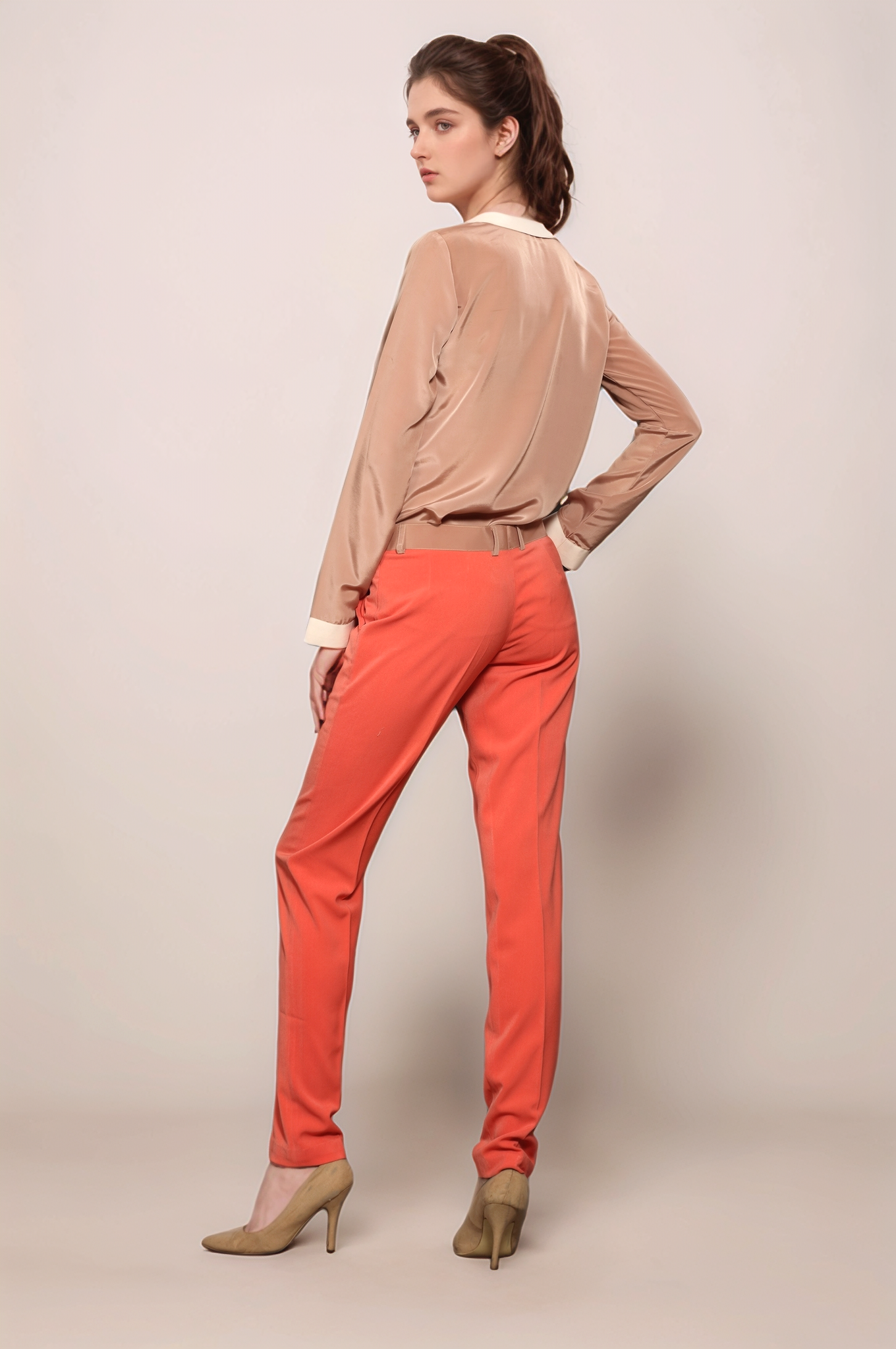 Peach Formal Trouser