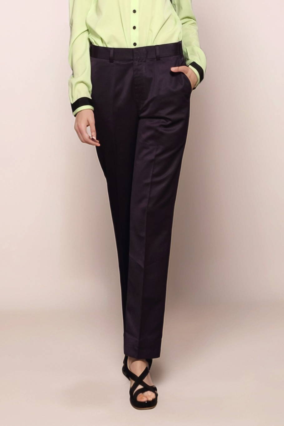 Wine Formal Trouser