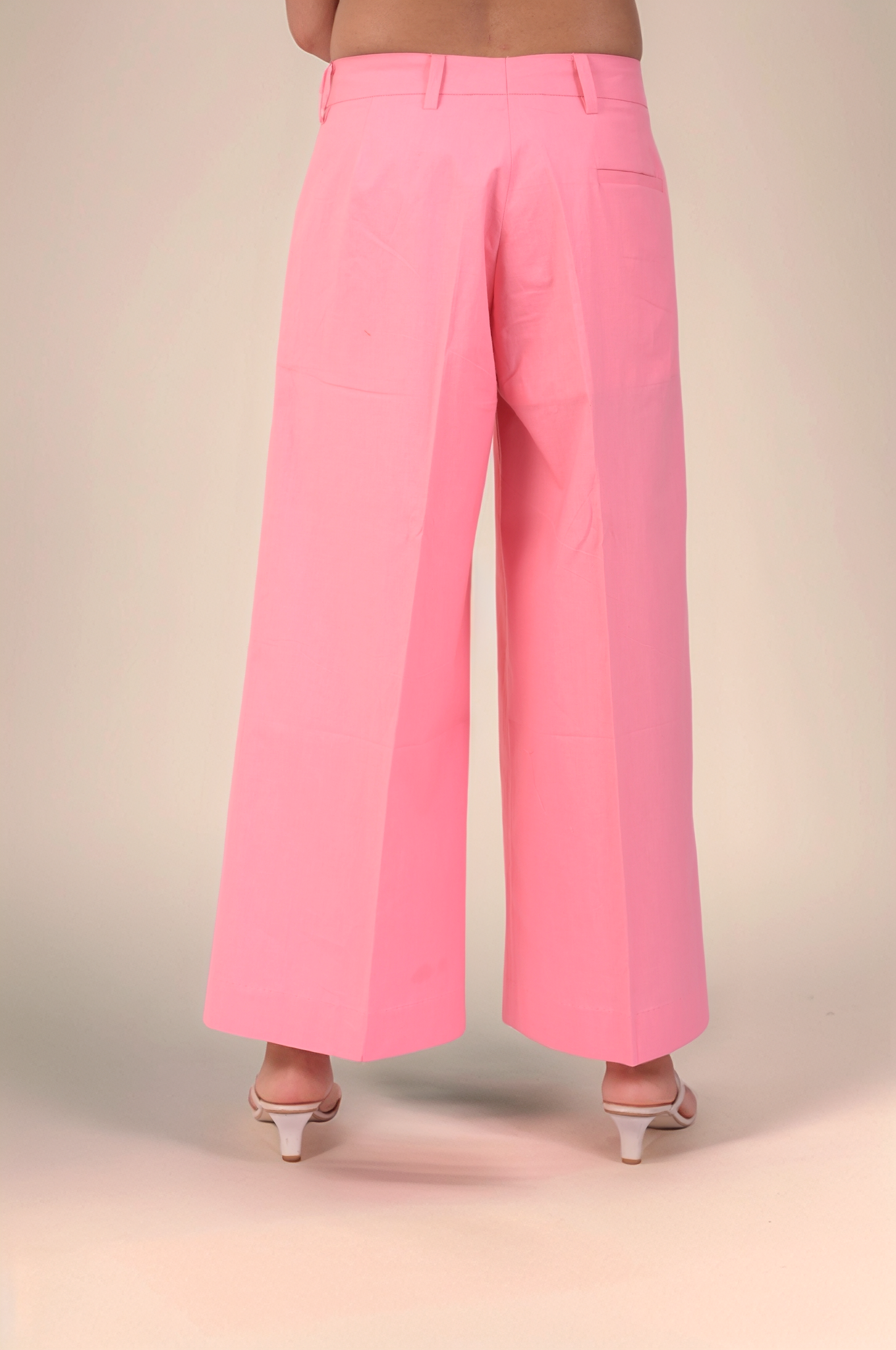 Pink Cotton Blazer Three Piece Co-ord suit