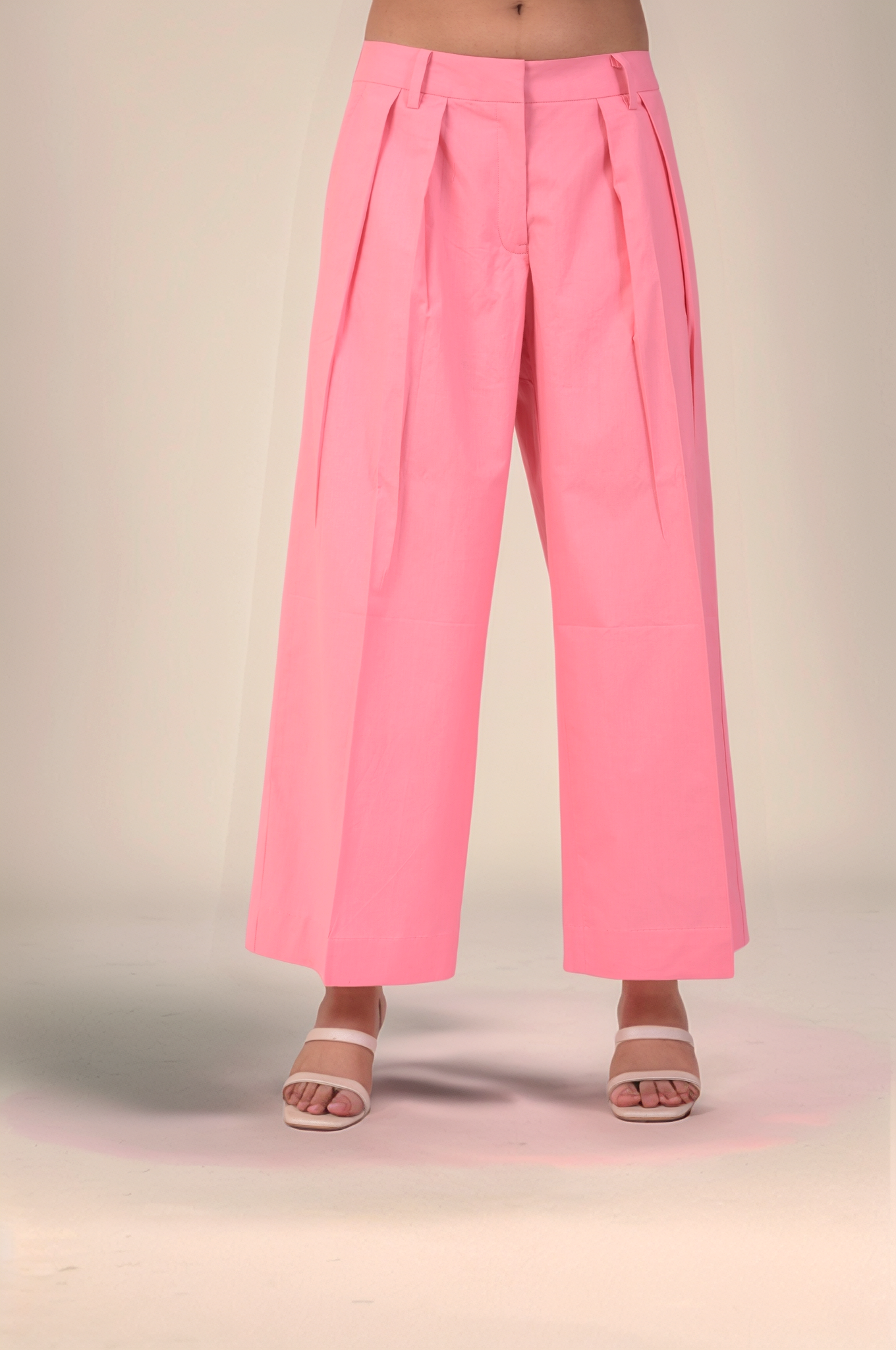 Pink Cotton Blazer Three Piece Co-ord suit