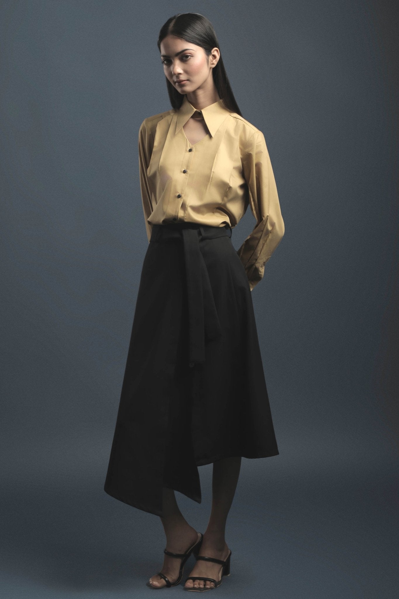 Beige Classy Shirt - Dheeraj Sharma
