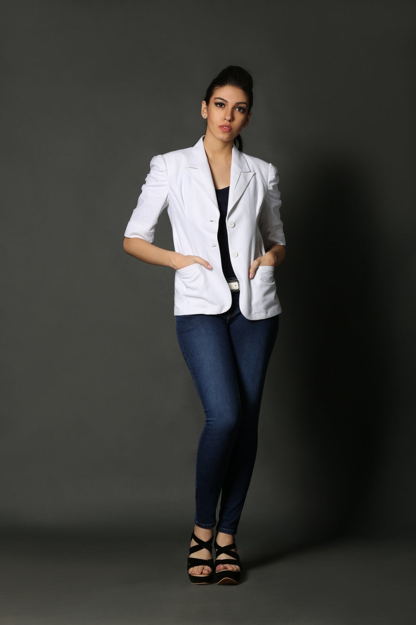 Half blazer ladies best sale