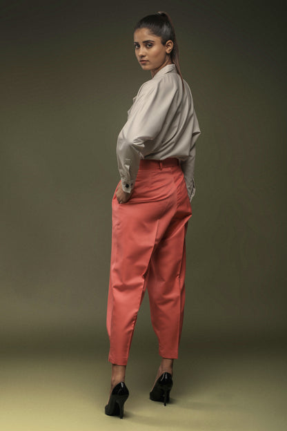 Peach Cropped Pant