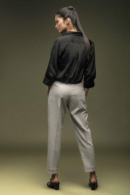 Light Grey Ankle Length Trouser