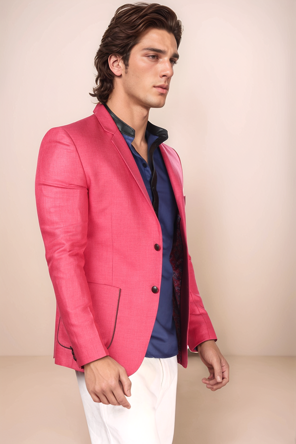 Red Jute Blazer